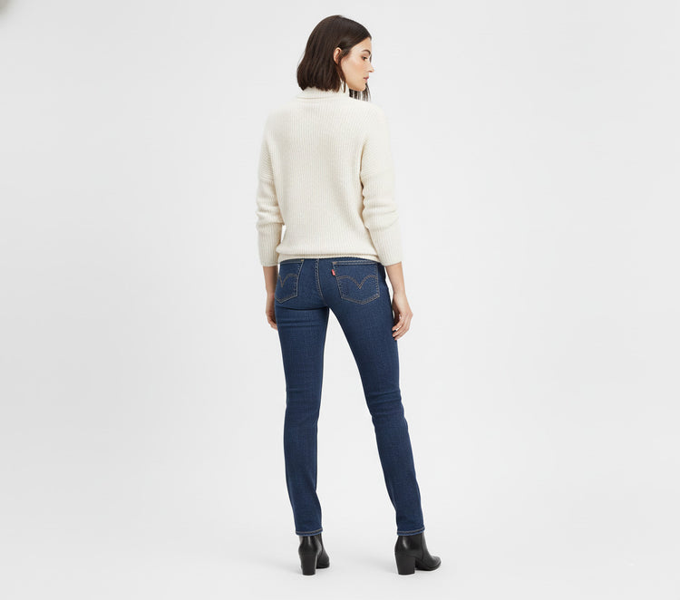 Levi’s 314 Shaping Straight Jeans Mujer Azul Oscuro