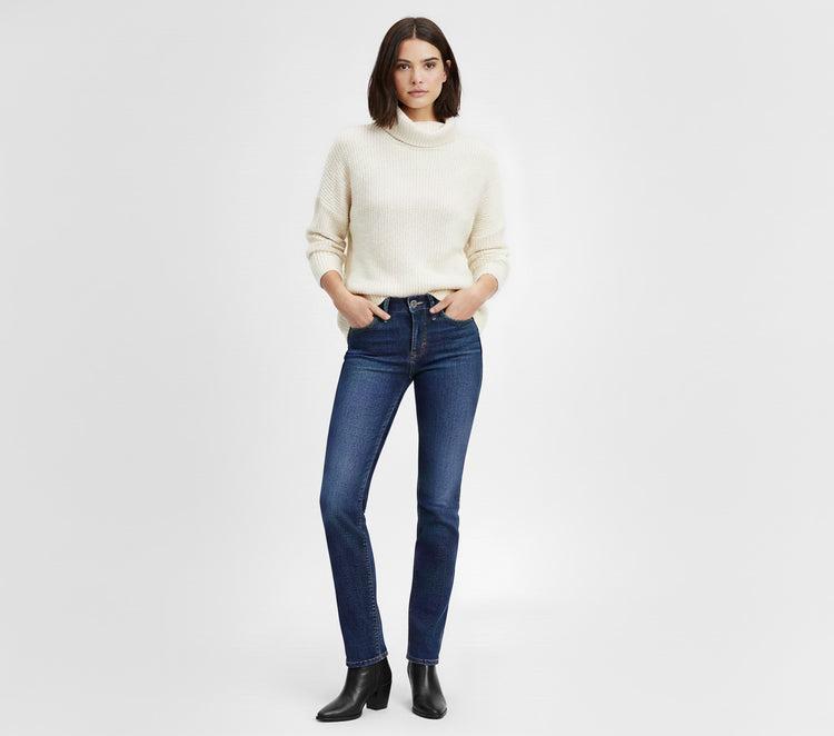 Levi’s 314 Shaping Straight Jeans Mujer Azul Oscuro