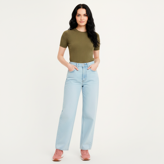 Levi's Baggy Dad Mujer Azul Claro