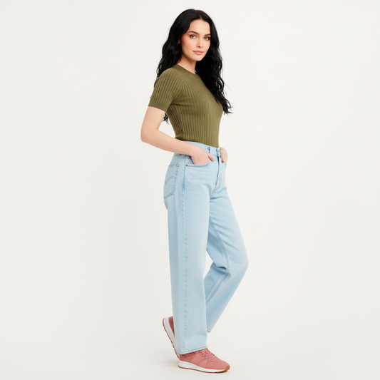 Levi's Baggy Dad Mujer Azul Claro