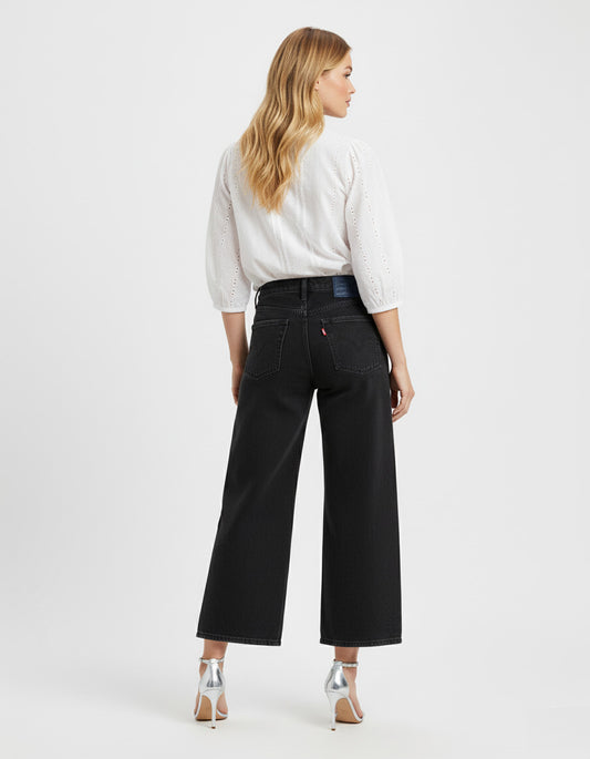 Levi’s Barrel Wide Jean Mujer Negro