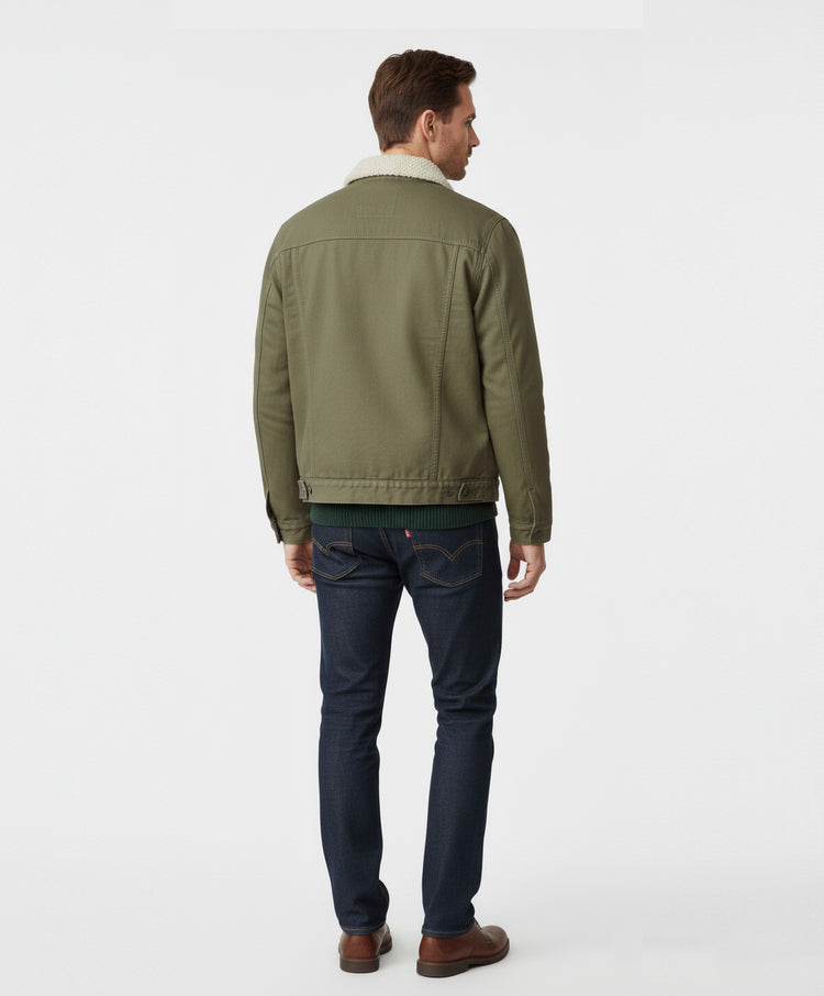 Levi’s Chaqueta Ovejera Verde