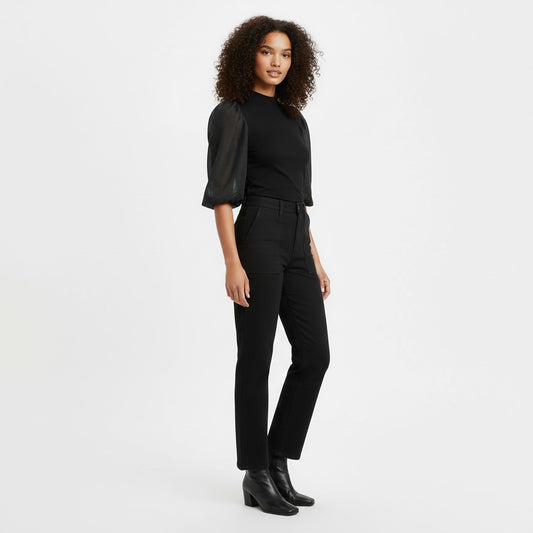 Levi’s Slurpus Straight Jean Mujer Negro