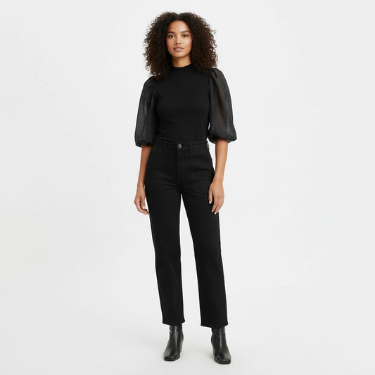 Levi’s Slurpus Straight Jean Mujer Negro