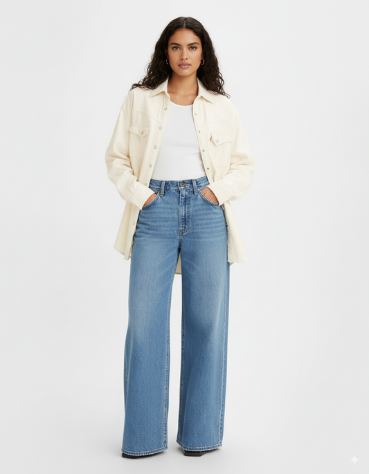 Levi’s  XL Flood Jean Mujer Azul