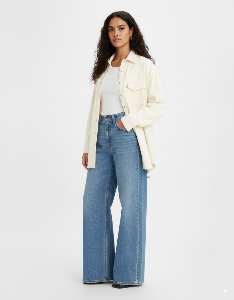 Levi’s  XL Flood Jean Mujer Azul