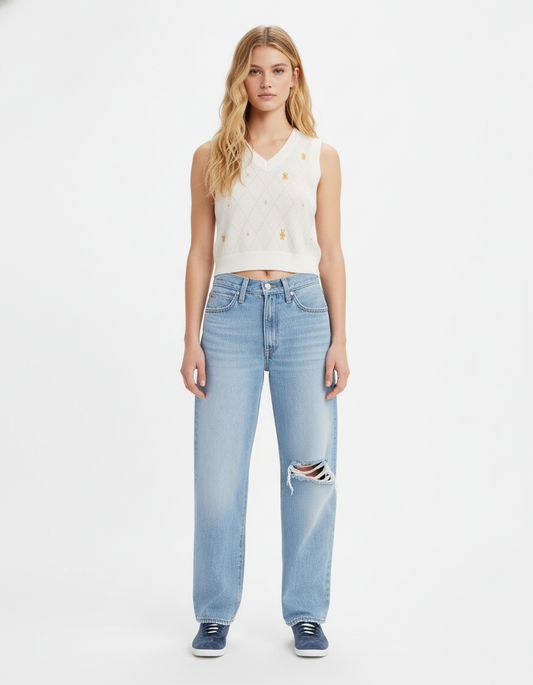 Levi's 94 Baggy Mujer Azul Claro