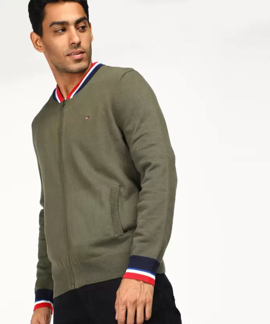 Tommy Hilfiger Suéter Hombre Verde Militar