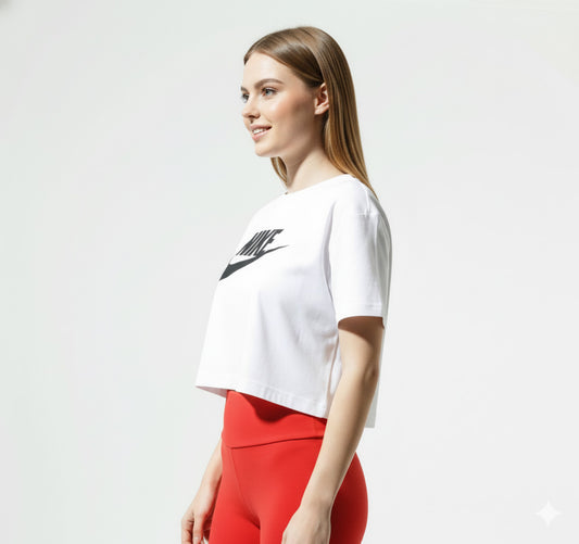 Nike Camiseta Deportiva Mujer Blanco