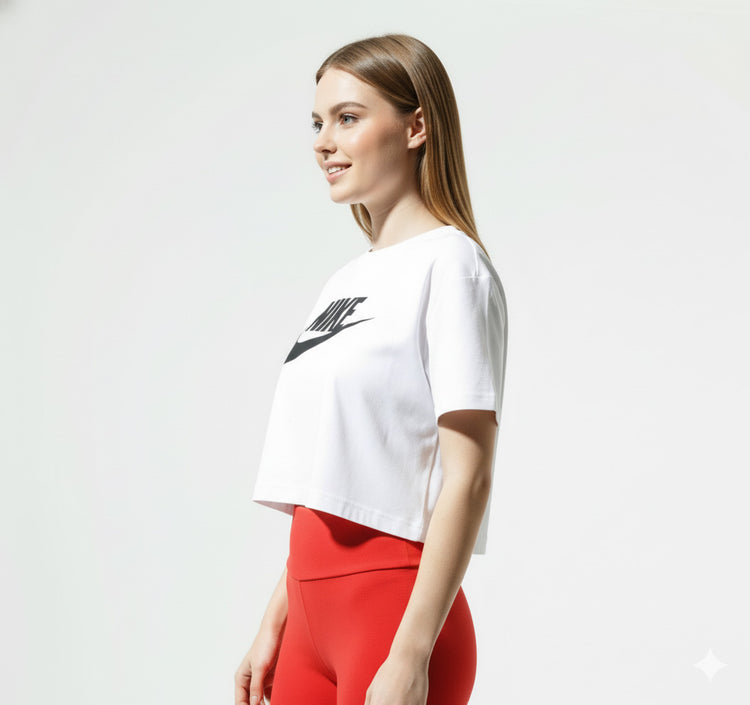 Nike Camiseta Deportiva Mujer Blanco