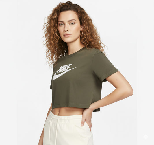 Nike Camiseta Deportiva Mujer Verde