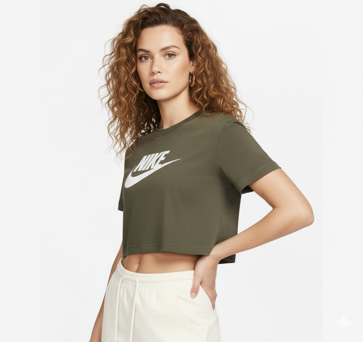 Nike Camiseta Deportiva Mujer Verde