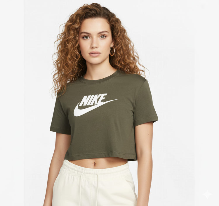 Nike Camiseta Deportiva Mujer Verde