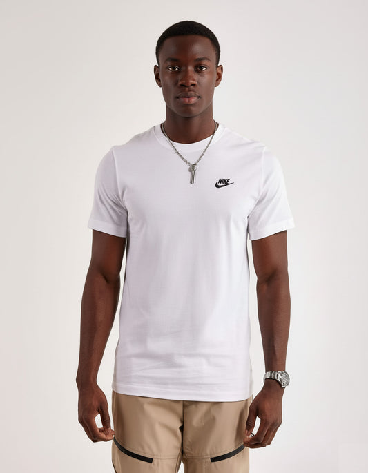 Nike Camiseta Deportiva Hombre Blanco