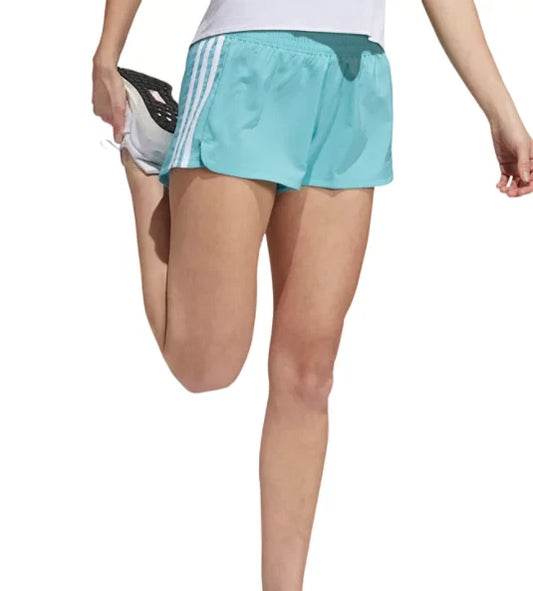 Adidas Mujer Short Gym Deportivo Celeste
