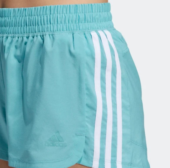 Adidas Mujer Short Gym Deportivo Celeste