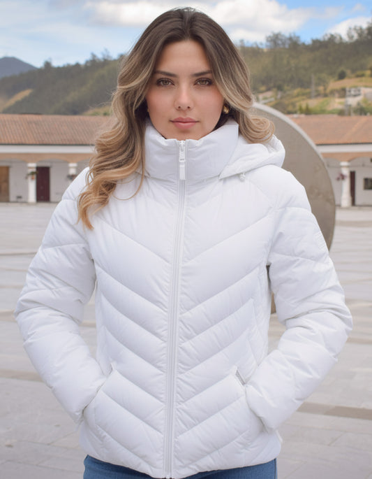 Tommy Hilfiger Chaqueta Puff Mujer Blanco