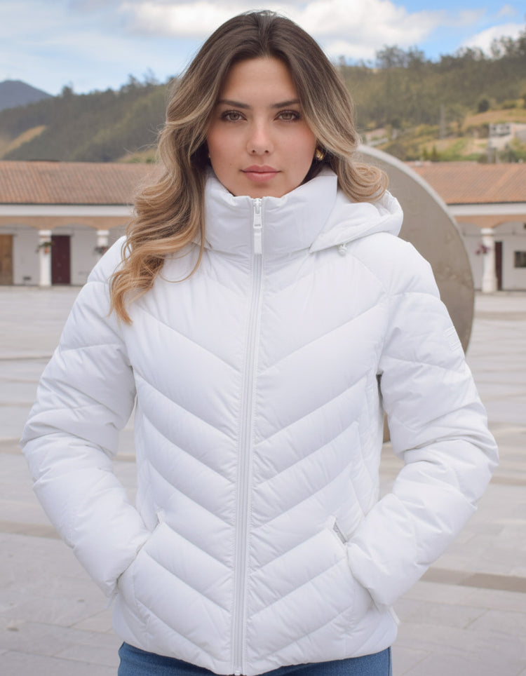Tommy Hilfiger Chaqueta Puff Mujer Blanco
