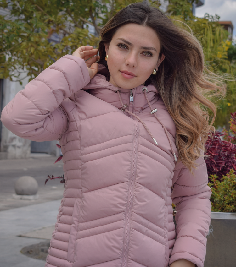 Tommy Hilfiger Chaqueta Puff Mujer Rosa