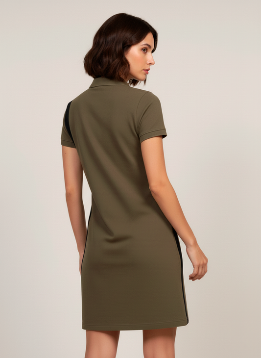 Tommy Hilfiger Vestido Polo Mujer Verde