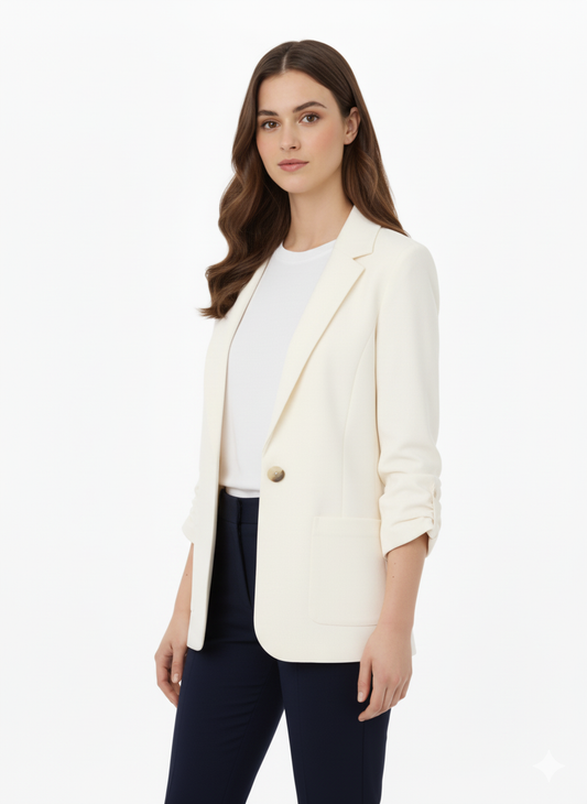 Vince Camuto Blazer Mujer Vainilla